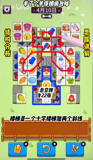 羊了個(gè)羊4.10關(guān)卡攻略 羊羊大世界4月10日每日一關(guān)通關(guān)流程