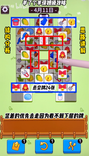 羊了個羊4.11關(guān)卡攻略 羊羊大世界4月11日每日一關(guān)通關(guān)流程
