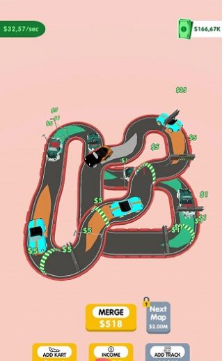 放置卡丁車沖刺游戲手機(jī)版截圖2