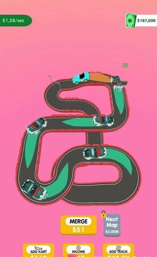 放置卡丁車沖刺游戲手機(jī)版截圖3