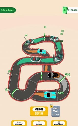 放置卡丁車沖刺游戲手機(jī)版截圖5