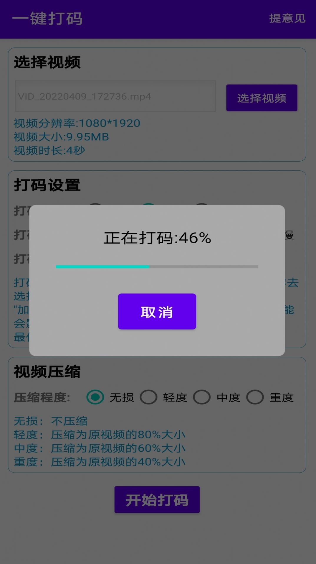 一鍵馬賽克視頻處理APP最新版截圖1