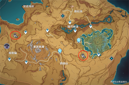 原神浮羅囿和荒石蒼漠地下錨點怎么解鎖 浮羅囿荒石蒼漠地下錨點位置解鎖攻略