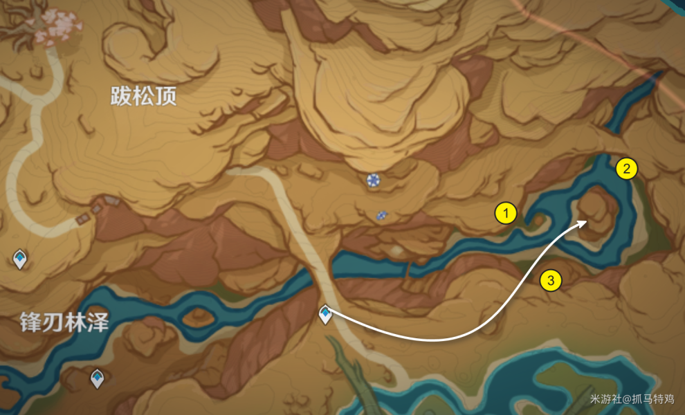 原神歷七盤而蹝躡奇鼓跳跳菇攻略 奇鼓跳跳菇挑戰(zhàn)位置圖文通關(guān)流程