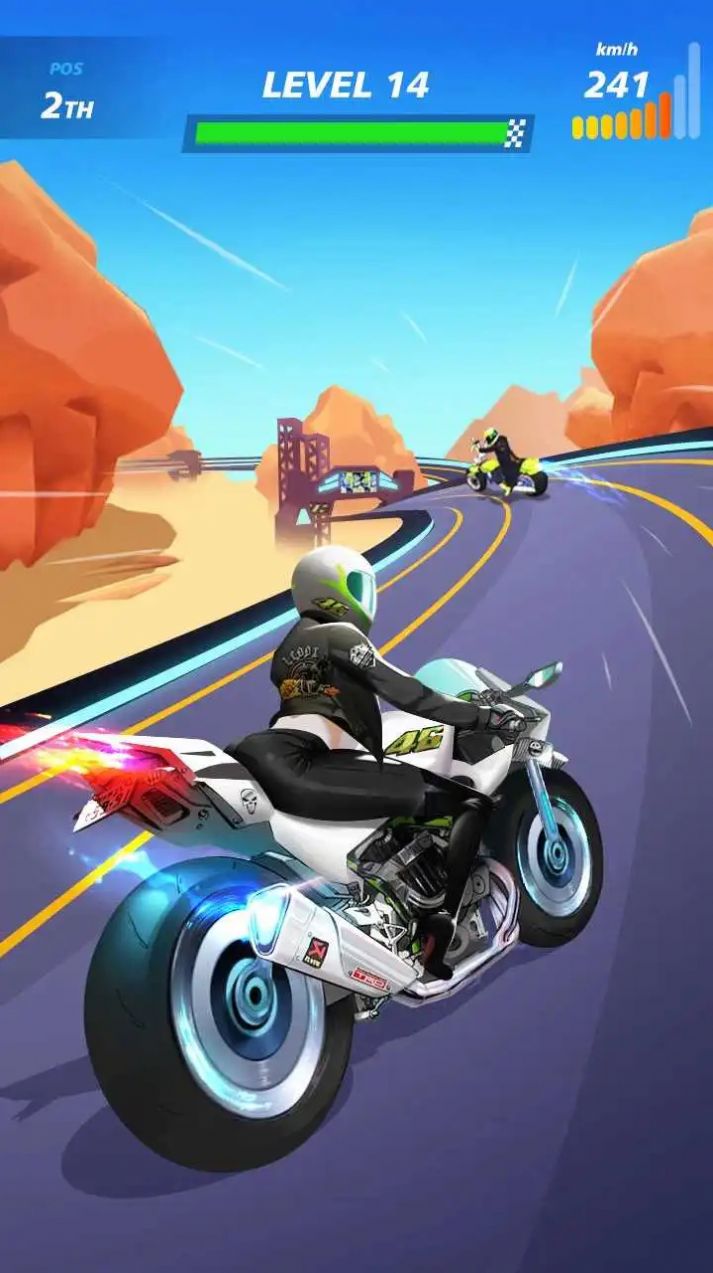 摩托賽車大師3D游戲版截圖1