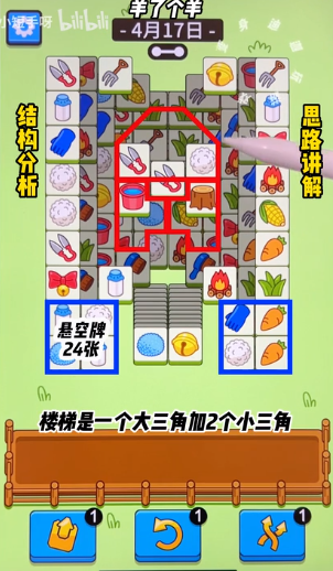 羊了個(gè)羊4.17關(guān)卡攻略 羊羊大世界4月17日每日一關(guān)通關(guān)流程