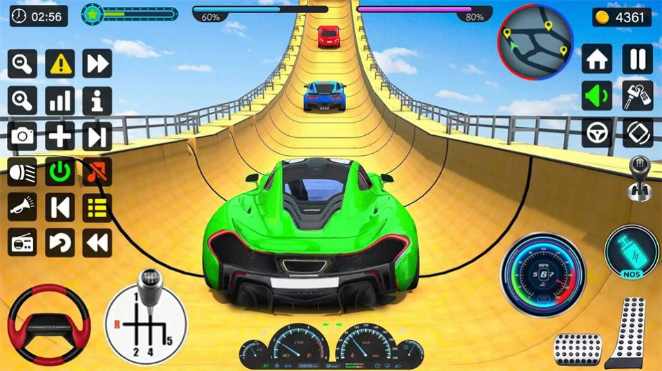 巨型坡道汽車特技下載安裝手機版2023截圖1