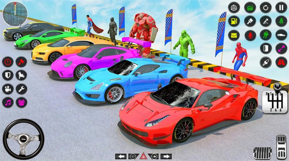 巨型坡道汽車特技下載安裝手機版2023截圖7
