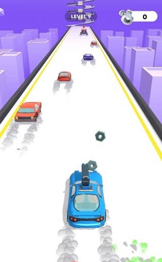 槍戰(zhàn)賽車游戲中文版（Shooty Cars）截圖2