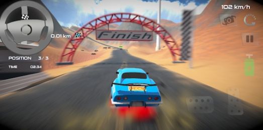 拉力賽車極速狂怒之戰(zhàn)游戲版截圖3