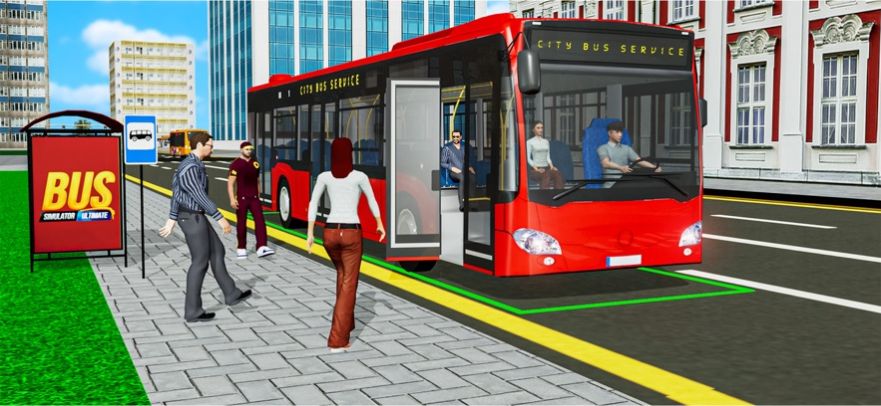 城市公交車模擬器2023游戲中文最新版截圖1