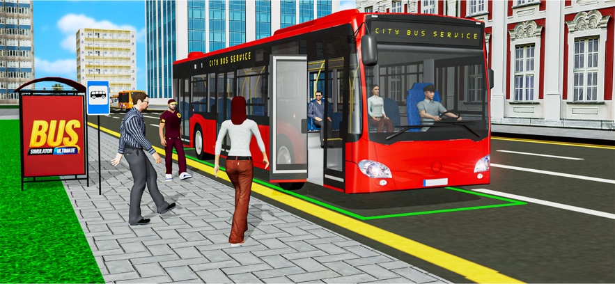 城市公交車模擬器2023游戲中文最新版截圖4