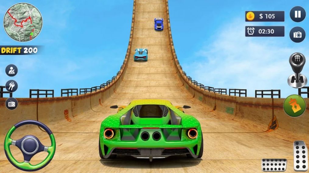 極限汽車特技大師3D游戲安卓版截圖2