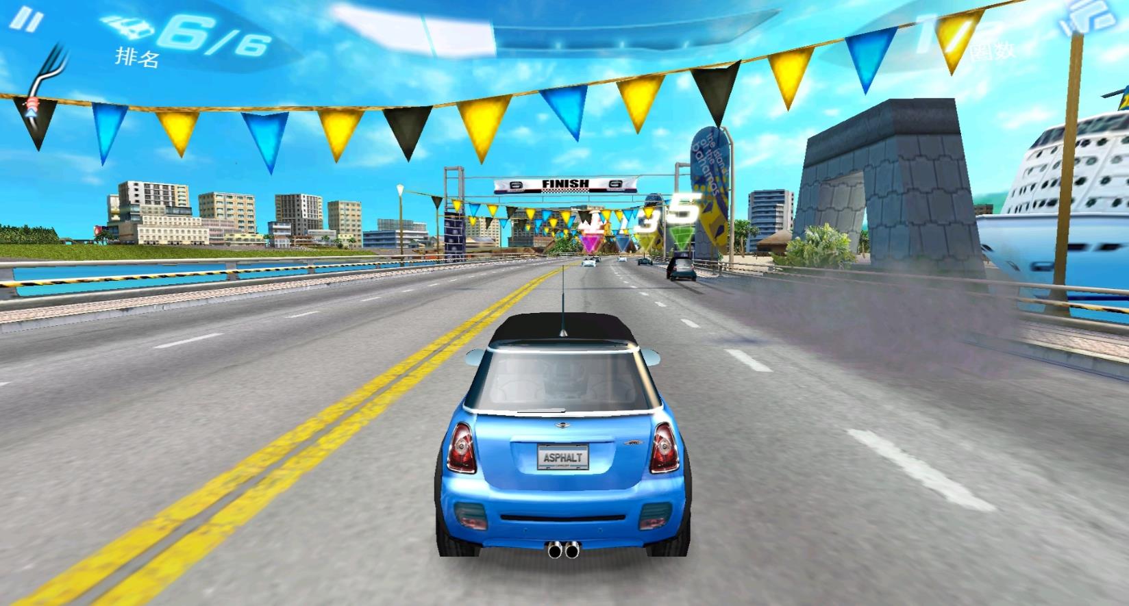 都市赛车6火线追击游戏中文手机版（Asphalt 6 HD）截图4: