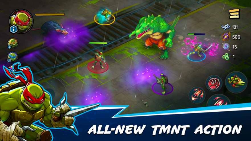 忍者神龜分裂命運(yùn)手游最新版（TMNT Splintered Fate）截圖2