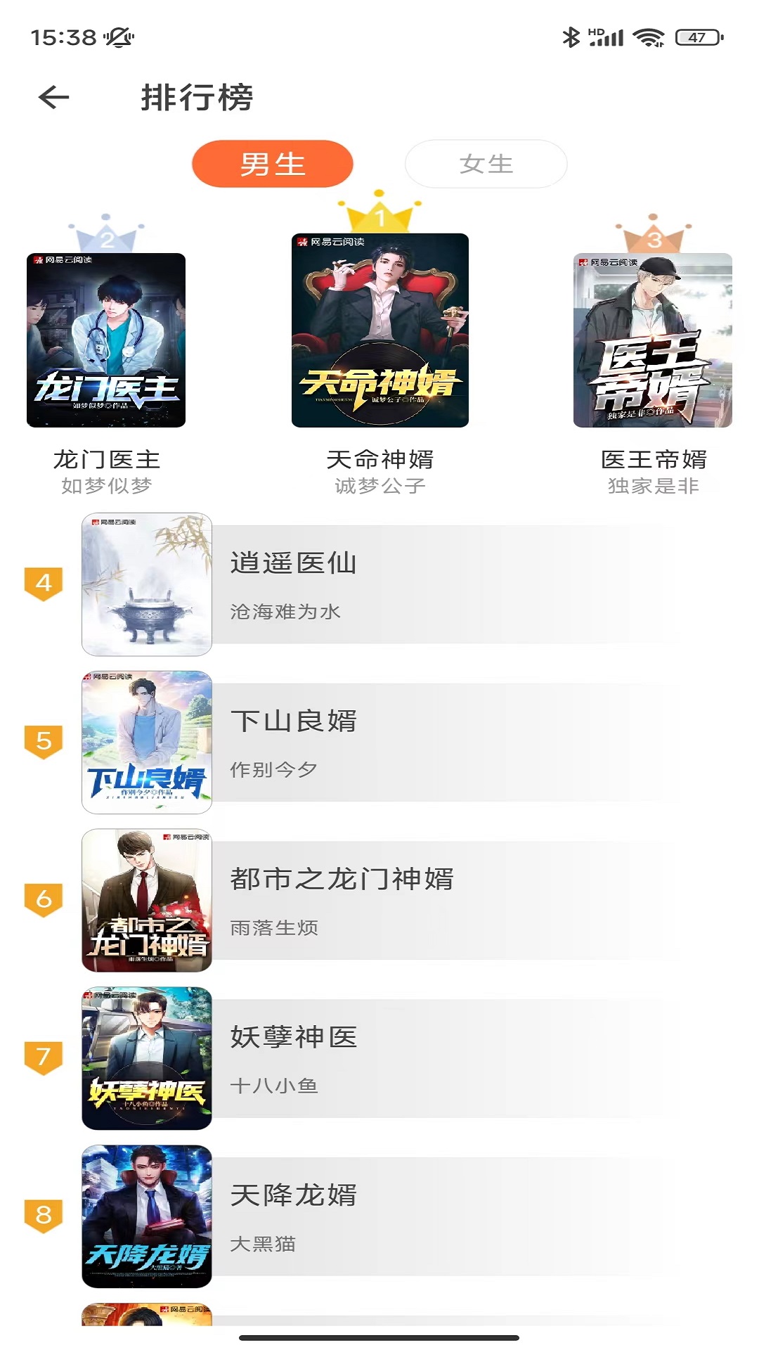 龍貓書城小說APP版截圖2