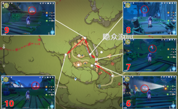原神隱眾游園北禮券收集攻略