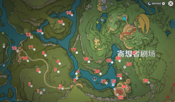 原神寄想者劇場南禮券收集攻略