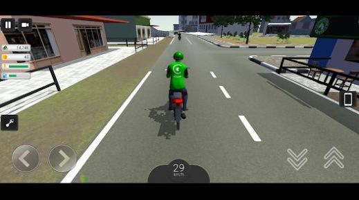 外賣員模擬器游戲中文手機(jī)版（Ojek Online The Game）截圖1