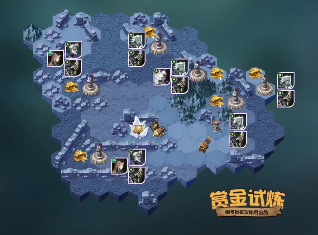 劍與遠征亡靈雕骨匠賞金試煉攻略 亡靈雕骨匠試煉之地通關路線推薦