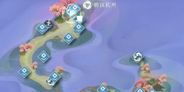 逆水寒手游鏡湖流珠位置大全 鏡湖流珠收集路線及坐標(biāo)一覽