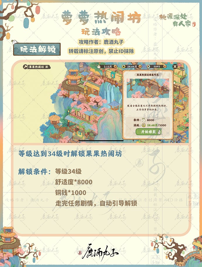 桃源深處有人家果果熱鬧坊怎么玩 果果熱鬧坊玩法攻略