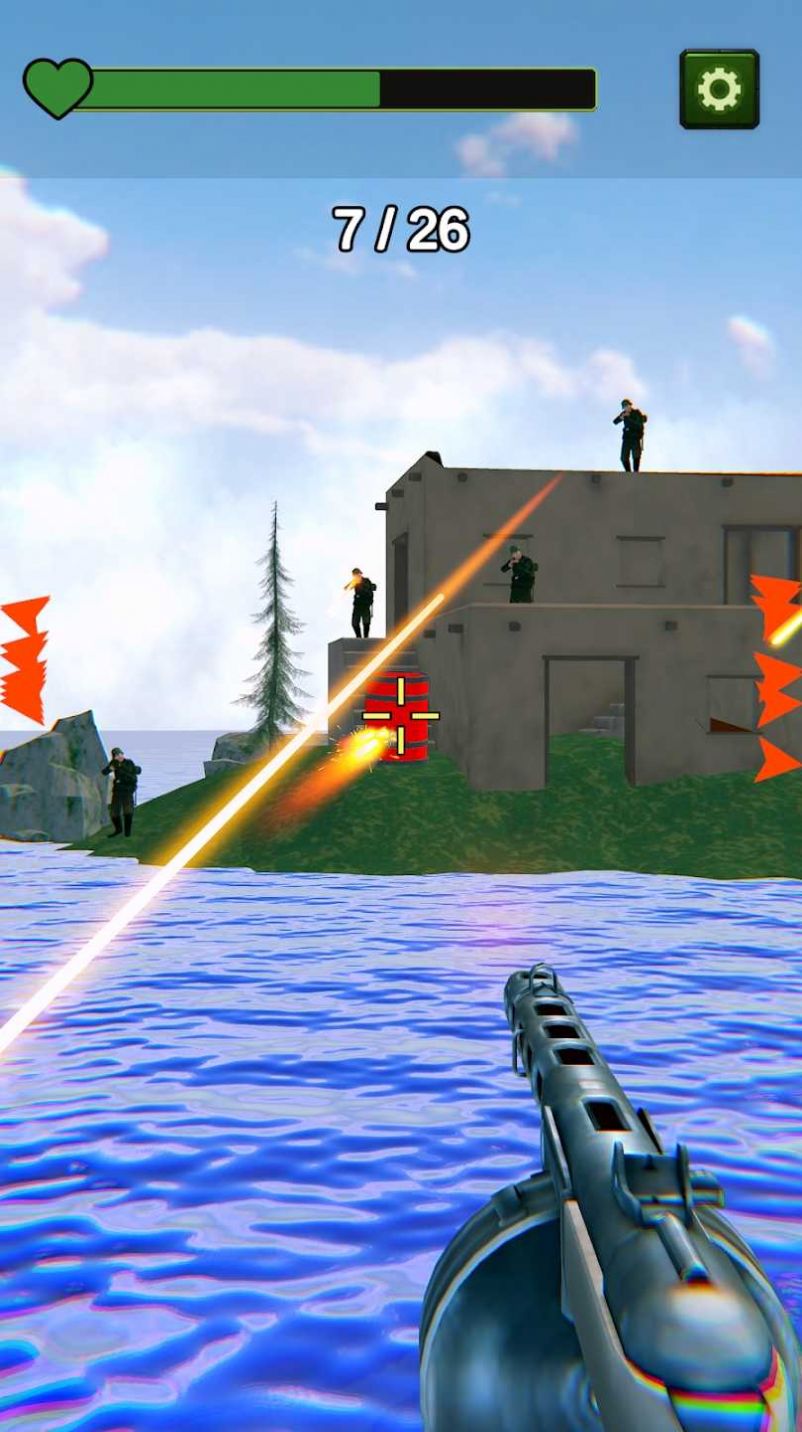 船防御射擊軍艦游戲版截圖4