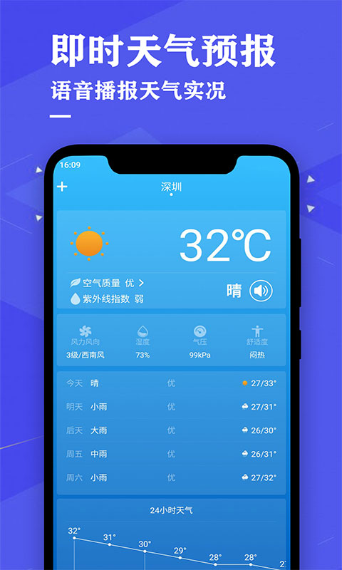 即時(shí)天氣預(yù)報(bào)幾點(diǎn)幾分下雨下載app截圖4