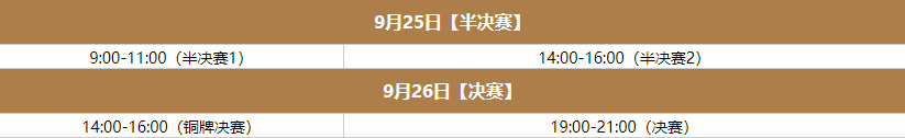 王者榮耀亞運會中國賽程