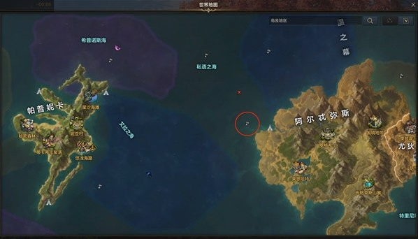 命運方舟私語小島妮娜芙在哪 私語小島妮娜芙位置分享