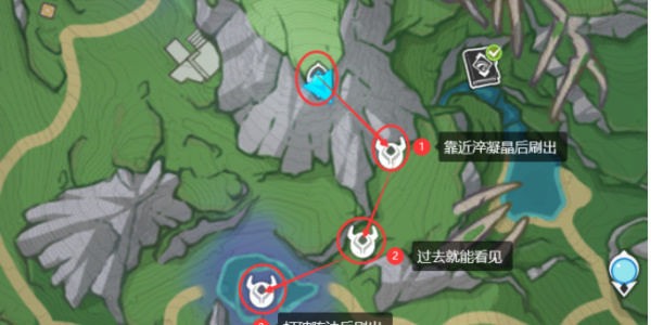 原神隙間之核收集路線