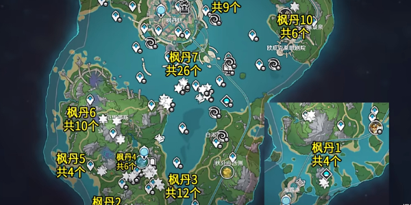 原神萃凝晶采集路線