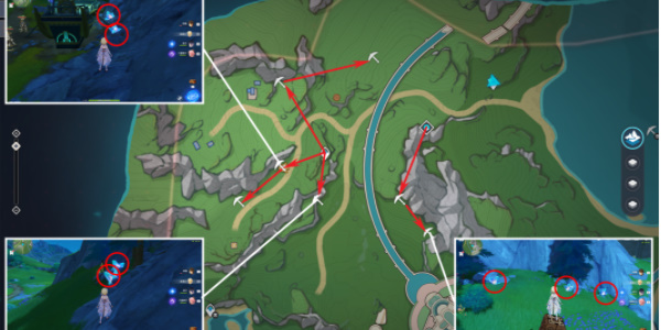 原神萃凝晶采集路線