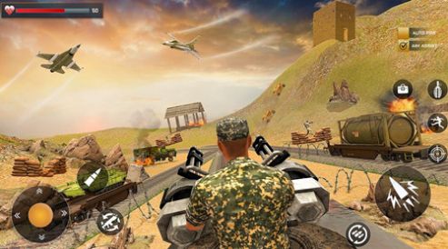 軍隊(duì)貨運(yùn)卡車司機(jī)游戲版截圖2