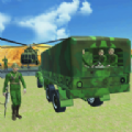 軍隊貨運卡車司機游戲版