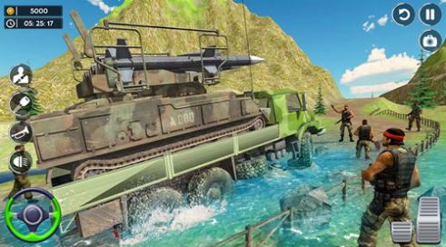 軍隊(duì)貨運(yùn)卡車司機(jī)游戲版截圖4