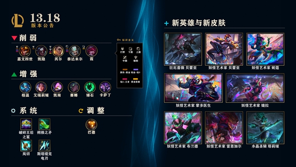 英雄聯(lián)盟9.14更新公告 LOL9月14日更新內(nèi)容一覽
