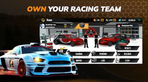 現(xiàn)場拉力賽經(jīng)理游戲中文手機(jī)版（Live Rally Manager）截圖2