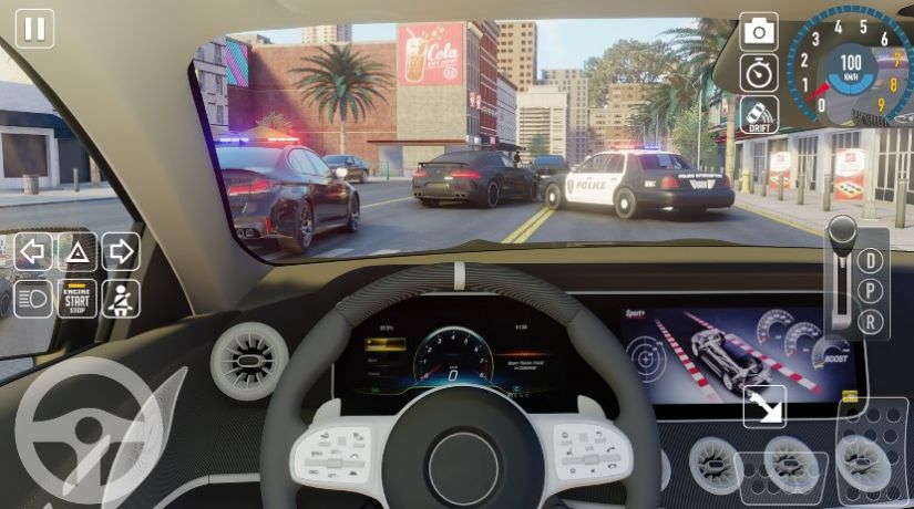 2024汽車駕駛模擬器游戲中文手機(jī)版（Driving Simulator 2024）截圖2