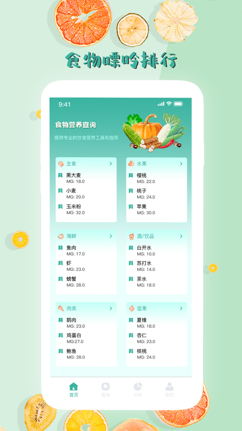 食物嘌呤統(tǒng)計(jì)APP最新版截圖4