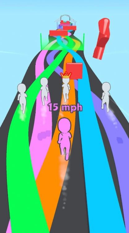 色彩沖刺線路奔跑者游戲最新版截圖1