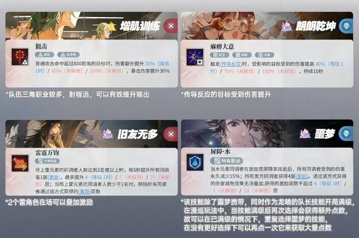 白荊回廊自選SR烙痕怎么選 公測自選SR烙痕推薦