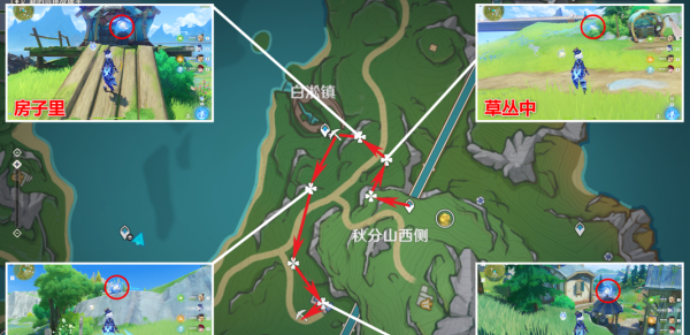 原神4.3秘寶迷蹤第三天攻略 秘寶迷蹤第三天藏寶地3路線位置一覽