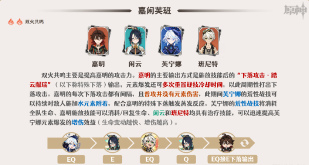 原神嘉明陣容搭配推薦 最強嘉明陣容搭配攻略