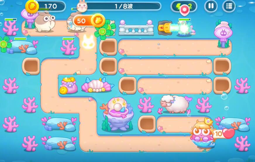 保衛(wèi)蘿卜4海的閨女49關(guān)攻略 海的閨女第49關(guān)圖文通關(guān)詳解