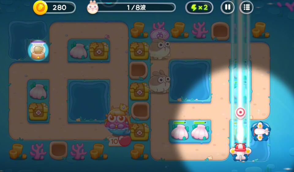 保衛(wèi)蘿卜4海的閨女58關(guān)攻略 海的閨女第58關(guān)完美通關(guān)方法