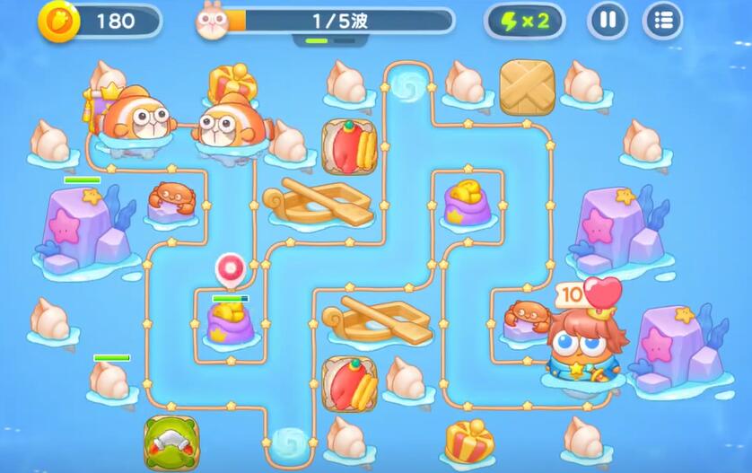 保衛(wèi)蘿卜4海的閨女63關(guān)攻略 海的閨女第63關(guān)圖文通關(guān)解析