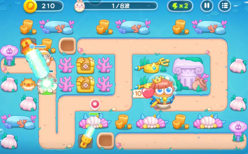 保衛(wèi)蘿卜4海的閨女86關攻略 海的閨女第86關完美通關布局推薦