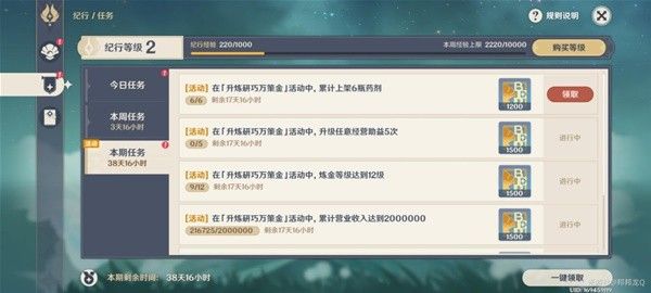 原神升煉研巧萬策金第二階段攻略 煉藥第2階段市場情報一覽[多圖]圖片3