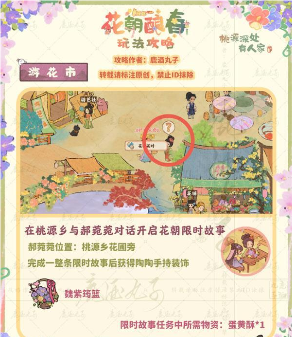 桃源深處有人家游花市收集攻略 游花市貼紙收集技巧分享